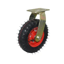 3-8 Inches Heavy Duty Threaded Stem Trolley Caster Wheels With 200-500kg Loading Capacity