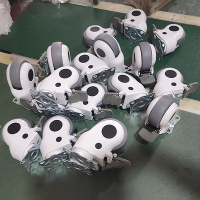 Transparent Office Chair Caster Stem Furniture Ball Bearing For Transparent Caster