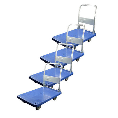 300kg Loading Blue Foldable Platform Trolley