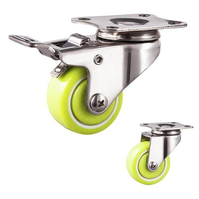 Rustproof 40mm Stainless Steel Casters For Electric Appliance