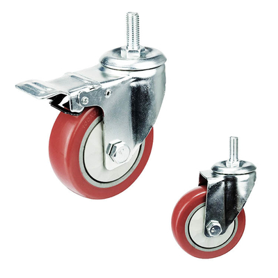 5 Inch Rigid Wheel Top Plate Pvc Anti Entanglement Medium Duty Casters Suppliers China
