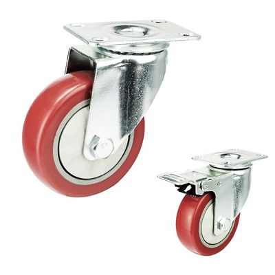 5 Inch Rigid Wheel Top Plate Pvc Anti Entanglement Medium Duty Casters Suppliers China