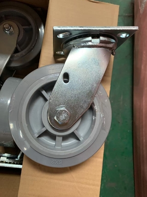 Industrial Swivel Heavy Duty Casters with TPR / Plastic / Rubber Wheels