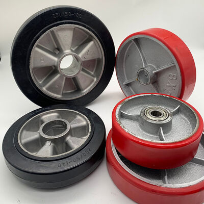 Bolt Hole Spacing 25 Inches Trolley Wheels Heavy Duty Designed for Trolley Cart Featuring Plate Size 4 X 45 Inches and Sturdy