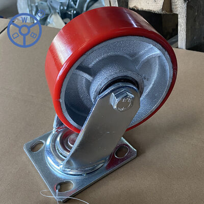 600KG Loaded Capacity Light Duty Casters 65mm Wheel Size Heavy Duty Durable Industrial Wheels for Equipment and Trolleys