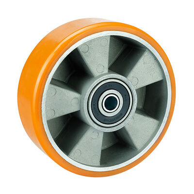 350KG 용량 나일론 캐스터 65mm 솔리드 코어 휠 내구성 있는 산업용 캐스터 휠 기계 및 장비 이동용