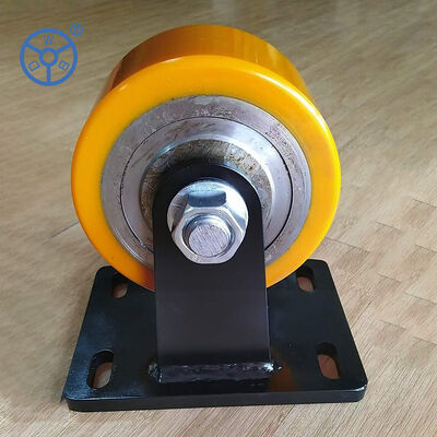 Steel Rubber Wheel Material Rubber Casters Customable Indoor Outdoor Heavy Duty Industrial Grade Durable Smooth Rolling