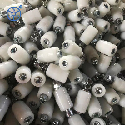 PA 재료 바퀴 65mm 지름의 무거운 작업 바퀴 장수 성능과 안정성을 보장