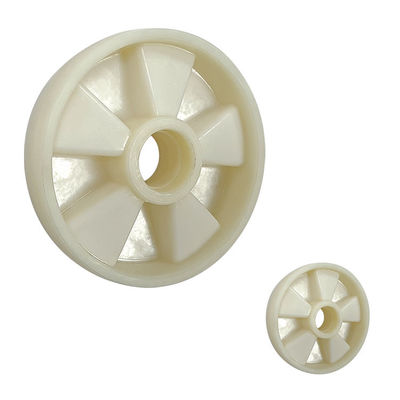 160x50mm Solid Nylon Wheels , 350kg Loading Hand Pallet Truck Wheels